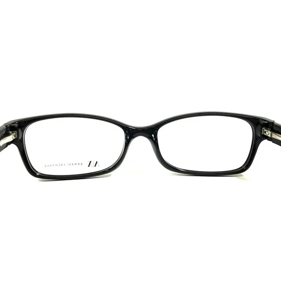 Armani Exchange Eyeglasses Frames AX3017 8004 Polished Black Rectangle 52-16-135 - Picture 9 of 12